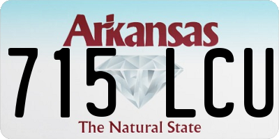 AR license plate 715LCU
