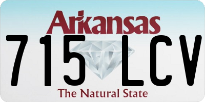 AR license plate 715LCV