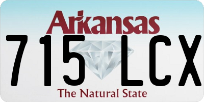 AR license plate 715LCX