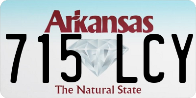 AR license plate 715LCY