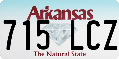 AR license plate 715LCZ