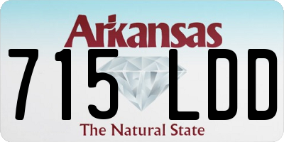 AR license plate 715LDD