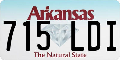 AR license plate 715LDI