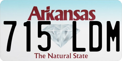 AR license plate 715LDM