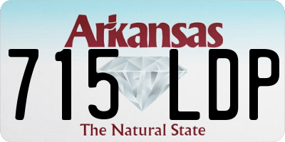 AR license plate 715LDP