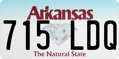 AR license plate 715LDQ
