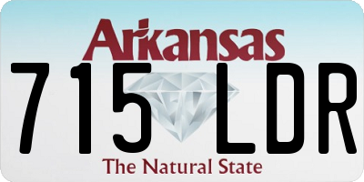 AR license plate 715LDR