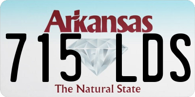 AR license plate 715LDS