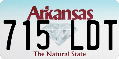 AR license plate 715LDT
