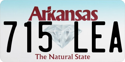 AR license plate 715LEA