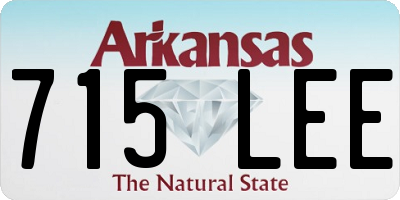 AR license plate 715LEE