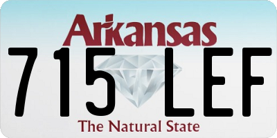 AR license plate 715LEF