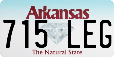 AR license plate 715LEG
