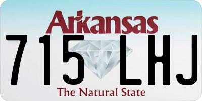 AR license plate 715LHJ