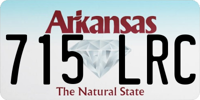 AR license plate 715LRC