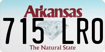 AR license plate 715LRO
