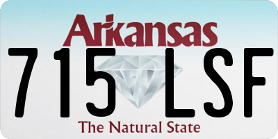 AR license plate 715LSF
