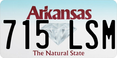 AR license plate 715LSM