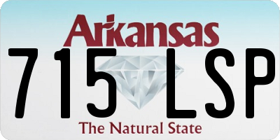 AR license plate 715LSP
