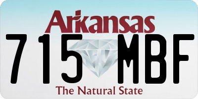 AR license plate 715MBF