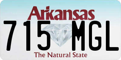 AR license plate 715MGL