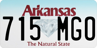 AR license plate 715MGO