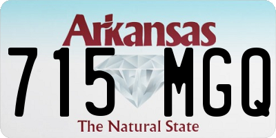 AR license plate 715MGQ
