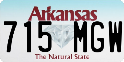 AR license plate 715MGW