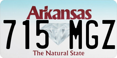 AR license plate 715MGZ