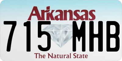 AR license plate 715MHB