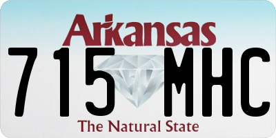 AR license plate 715MHC