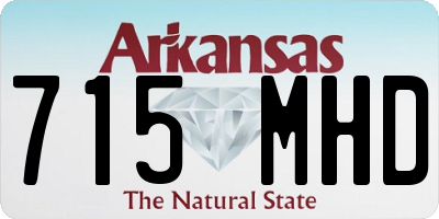 AR license plate 715MHD