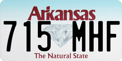 AR license plate 715MHF