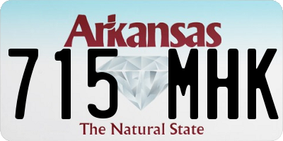 AR license plate 715MHK