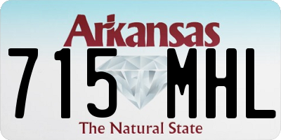 AR license plate 715MHL