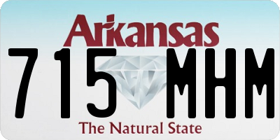AR license plate 715MHM