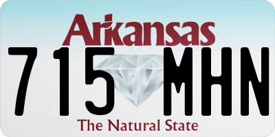 AR license plate 715MHN