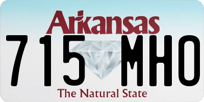 AR license plate 715MHO