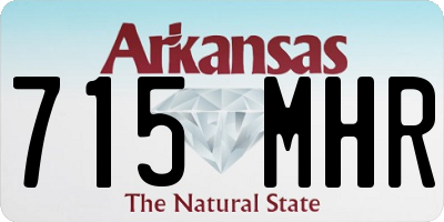 AR license plate 715MHR