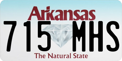 AR license plate 715MHS