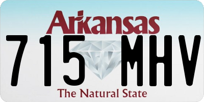 AR license plate 715MHV