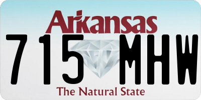 AR license plate 715MHW