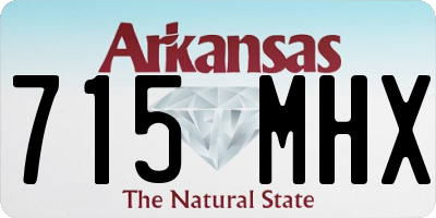 AR license plate 715MHX