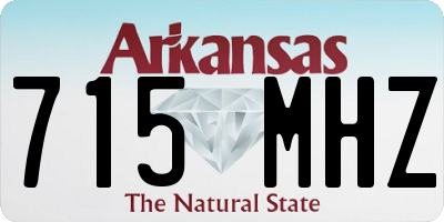 AR license plate 715MHZ