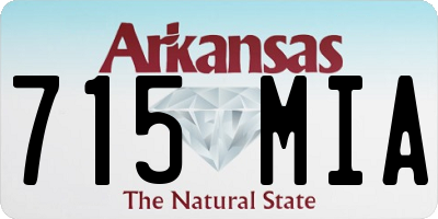AR license plate 715MIA