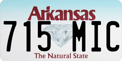 AR license plate 715MIC