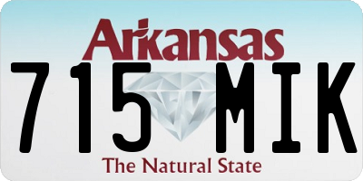 AR license plate 715MIK