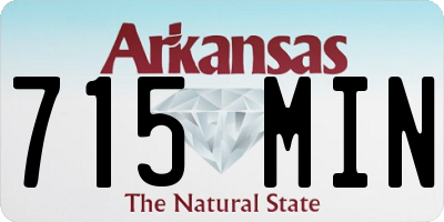 AR license plate 715MIN