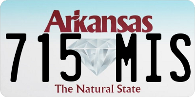 AR license plate 715MIS