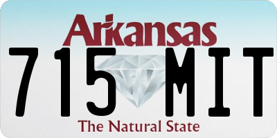AR license plate 715MIT